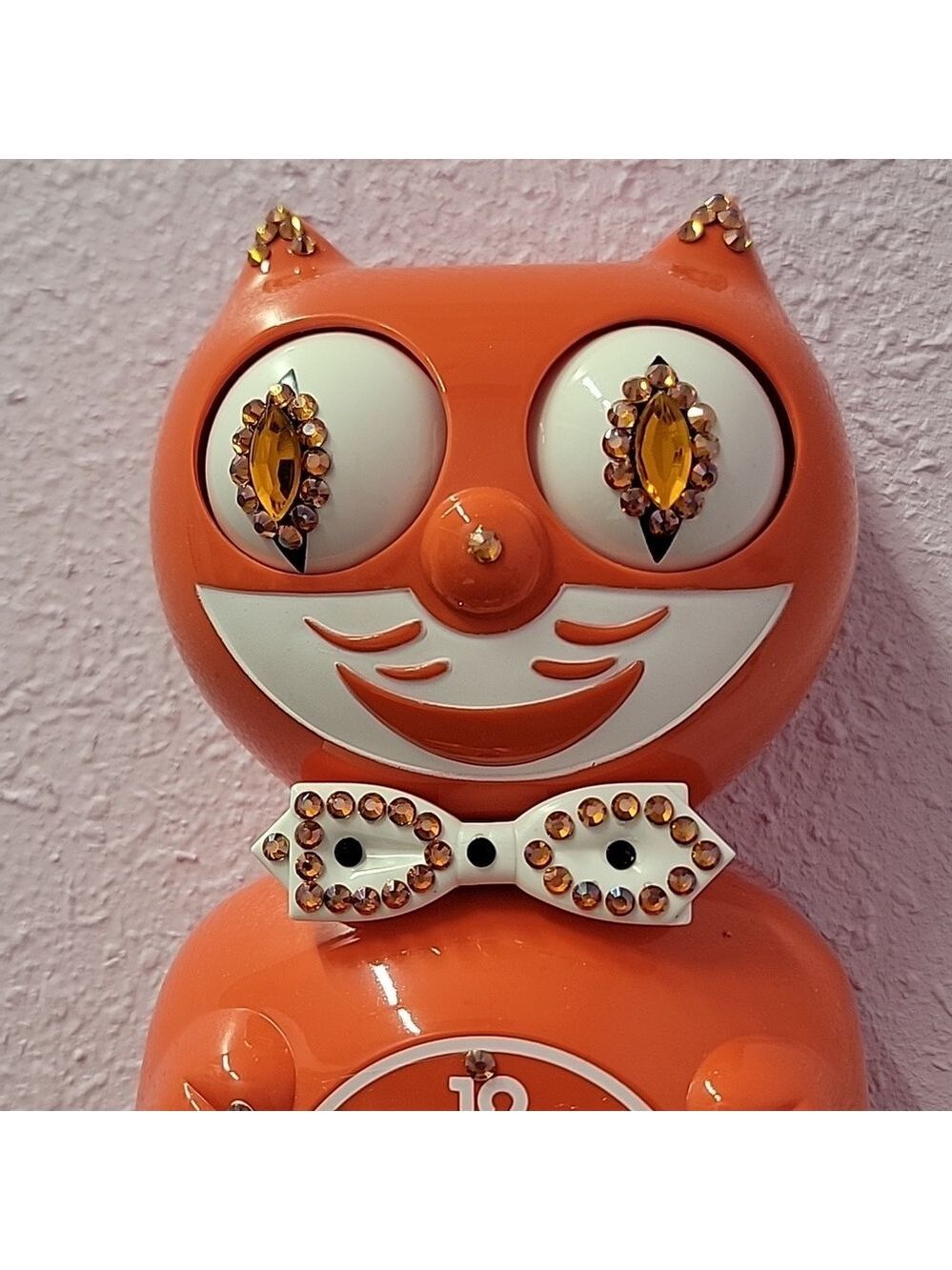 Jeweled Game Day Orange Kit-Cat Klock Super Rare